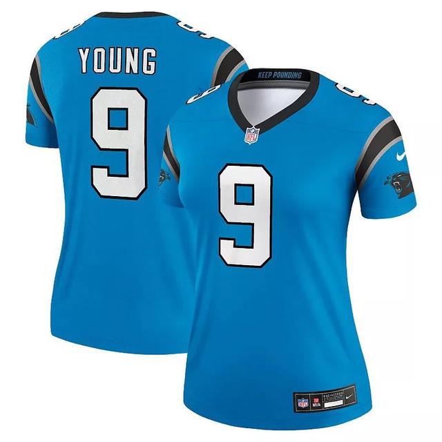 Nike Womens Bryce Young Carolina Panthers Legend Jersey - Blue Product Image