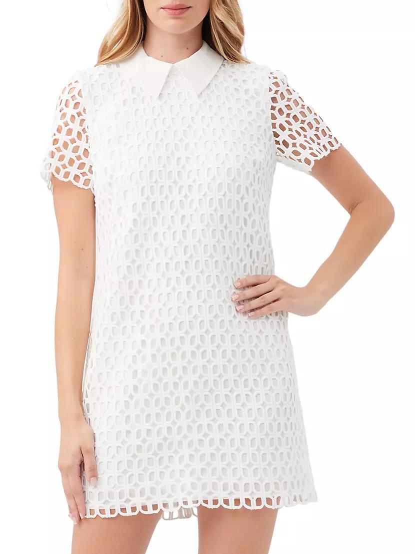 Womens Sorrento Openwork Sheath Minidress product image