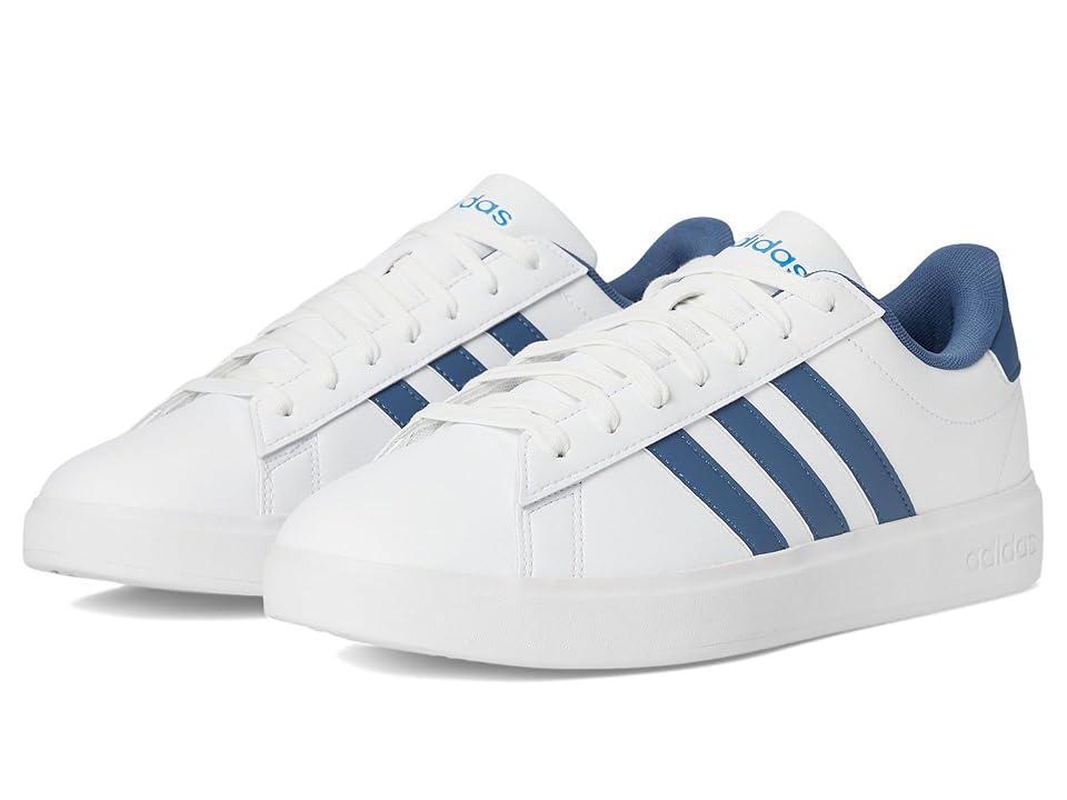 adidas Grand Court 2.0 (White/Preloved Ink/Bright Royal) Men's Shoes Product Image