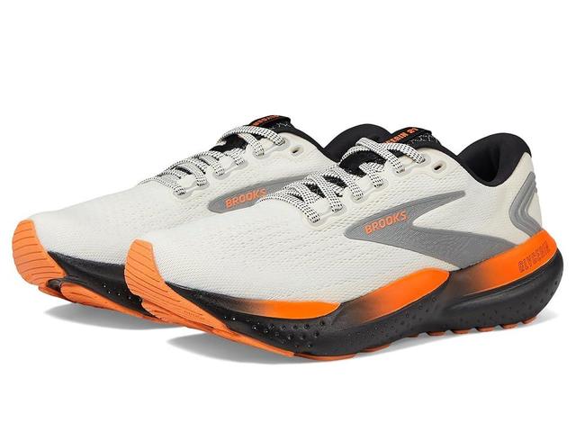 Brooks Glycerin 21 (Ecru/Orange/Black) Men's Shoes Product Image