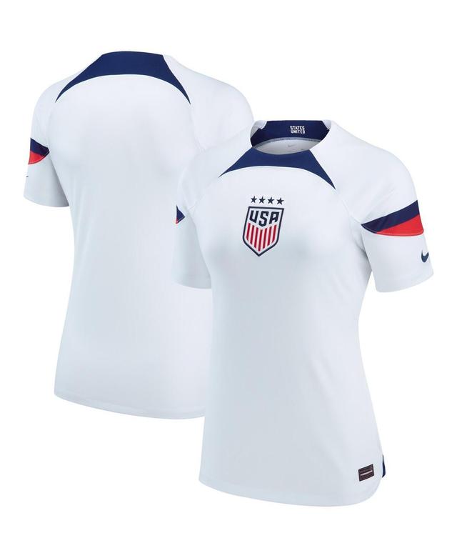 Womens Nike White Uswnt 2022/23 Home Breathe Stadium Replica Blank Jersey - White Product Image