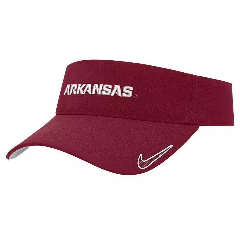 Mens Nike Cardinal Arkansas Razorbacks 2024 Sideline Ace Performance Adjustable Visor Product Image