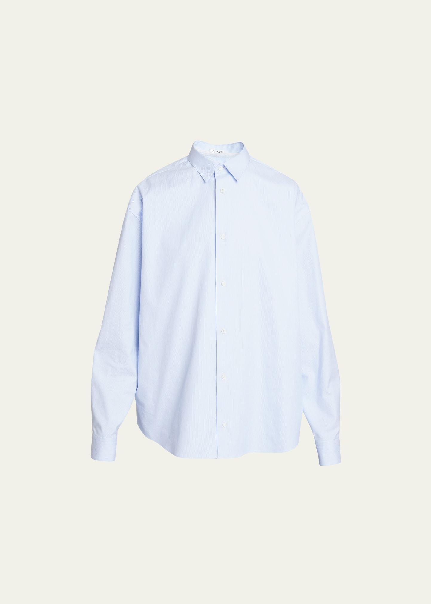 Double Layered Button-Down Blouse Product Image