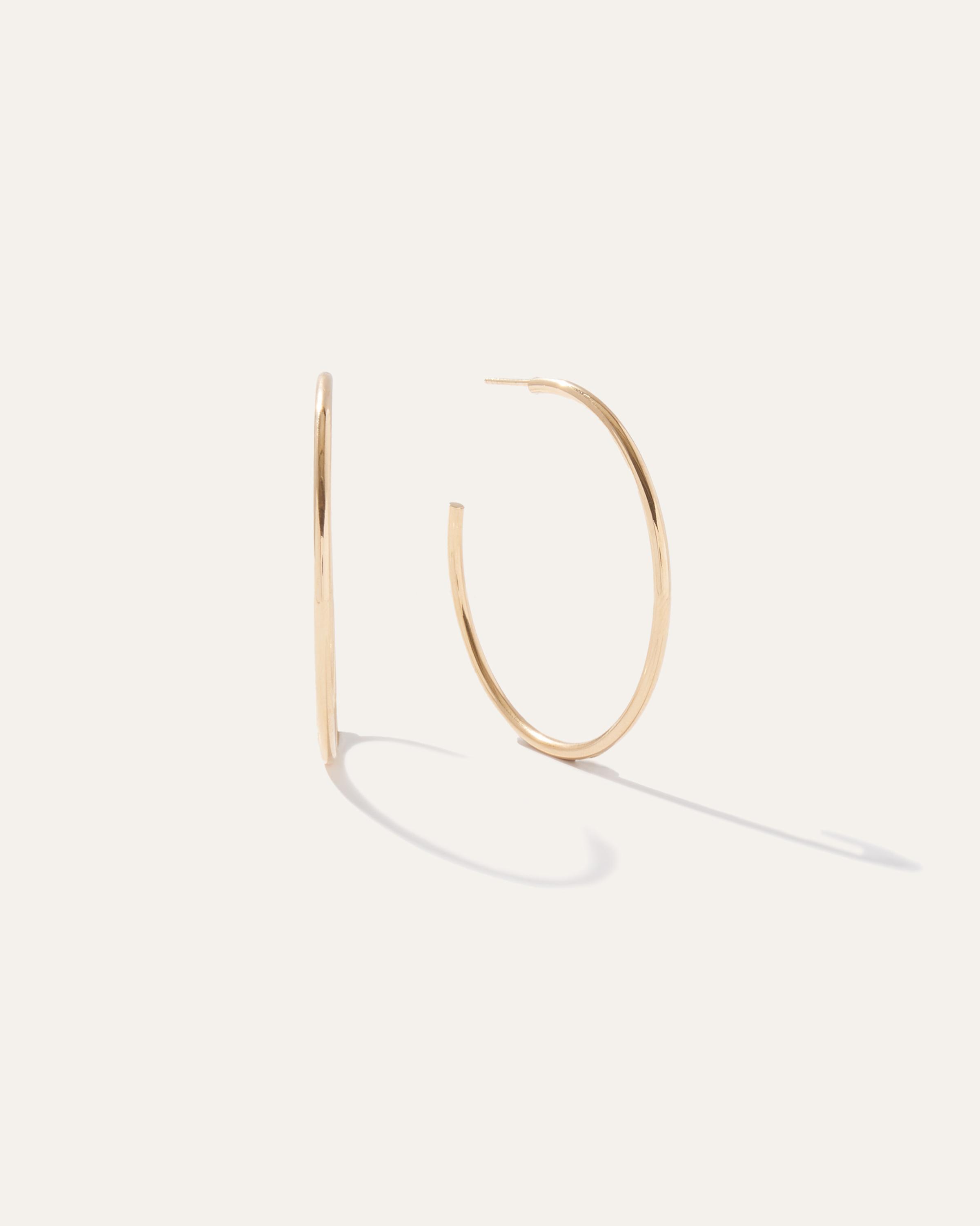 14K Gold Barcelona 45MM Hoops Product Image