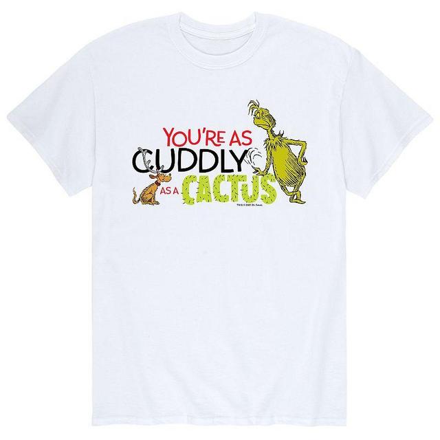 Mens Dr. Seuss The Grinch Youre As Cuddly As A Cactus Tee Product Image