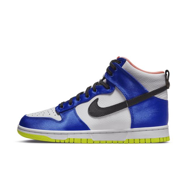 Nike Womens Dunk High - Shoes White/Blue Product Image