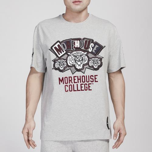 Pro Standard Mens Pro Standard Morehouse College Homecoming T-Shirt - Mens Grey/Grey Product Image