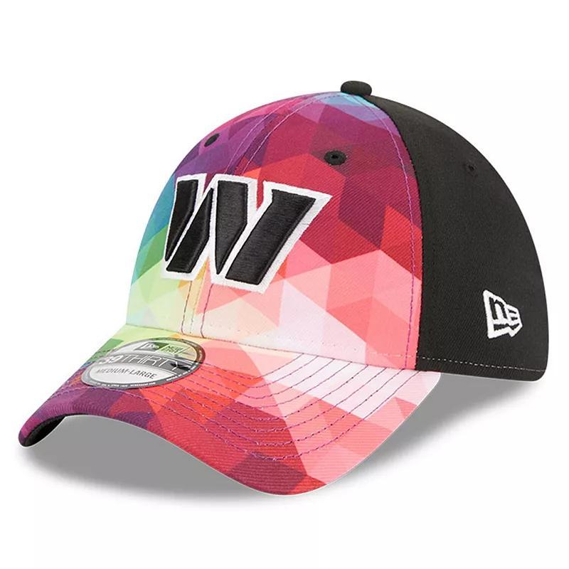 Mens New Era Washington Commanders 2023 NFL Crucial Catch 39THIRTY Flex Hat Product Image