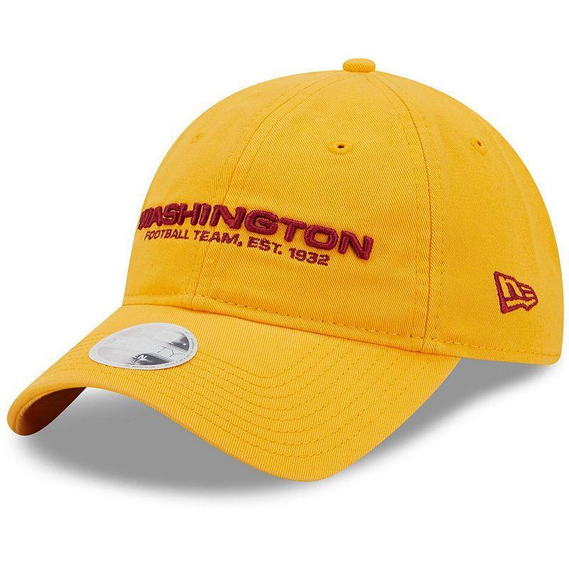 Womens New Era Gold Washington Football Team Core Classic 2.0 9TWENTY Adjustable Hat Product Image