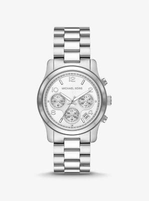 Oversized Pavé Logo -Tone Watch Product Image