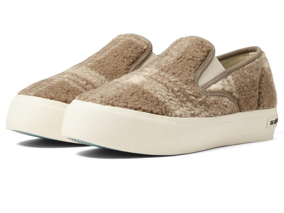 SeaVees Baja Slip-On Platform (Taupe) Women's Slip on  Shoes Product Image