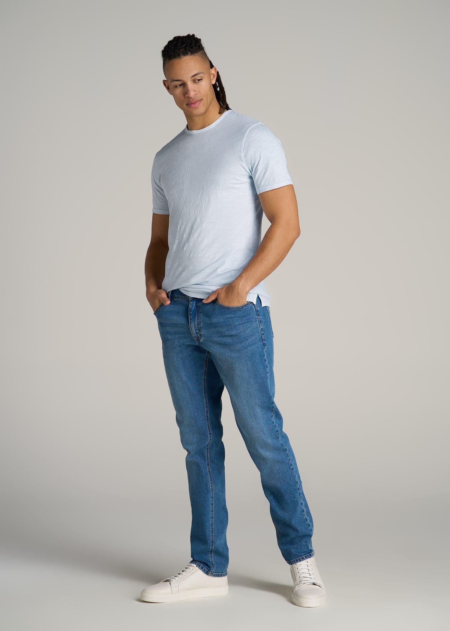 Slub Tee in Light Blue - Tall Men's Shirts Product Image