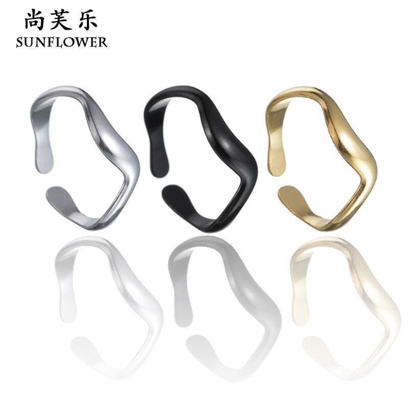 Wavy Irregular Open Rings Product Image