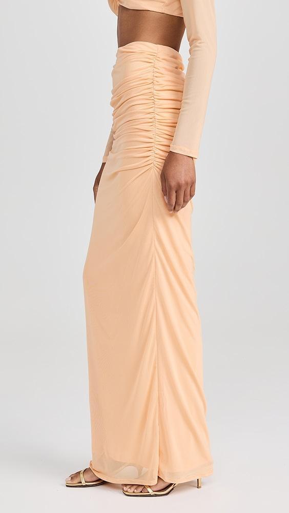 AFRM Bevin High Waisted Ankle Length Skirt | Shopbop Product Image