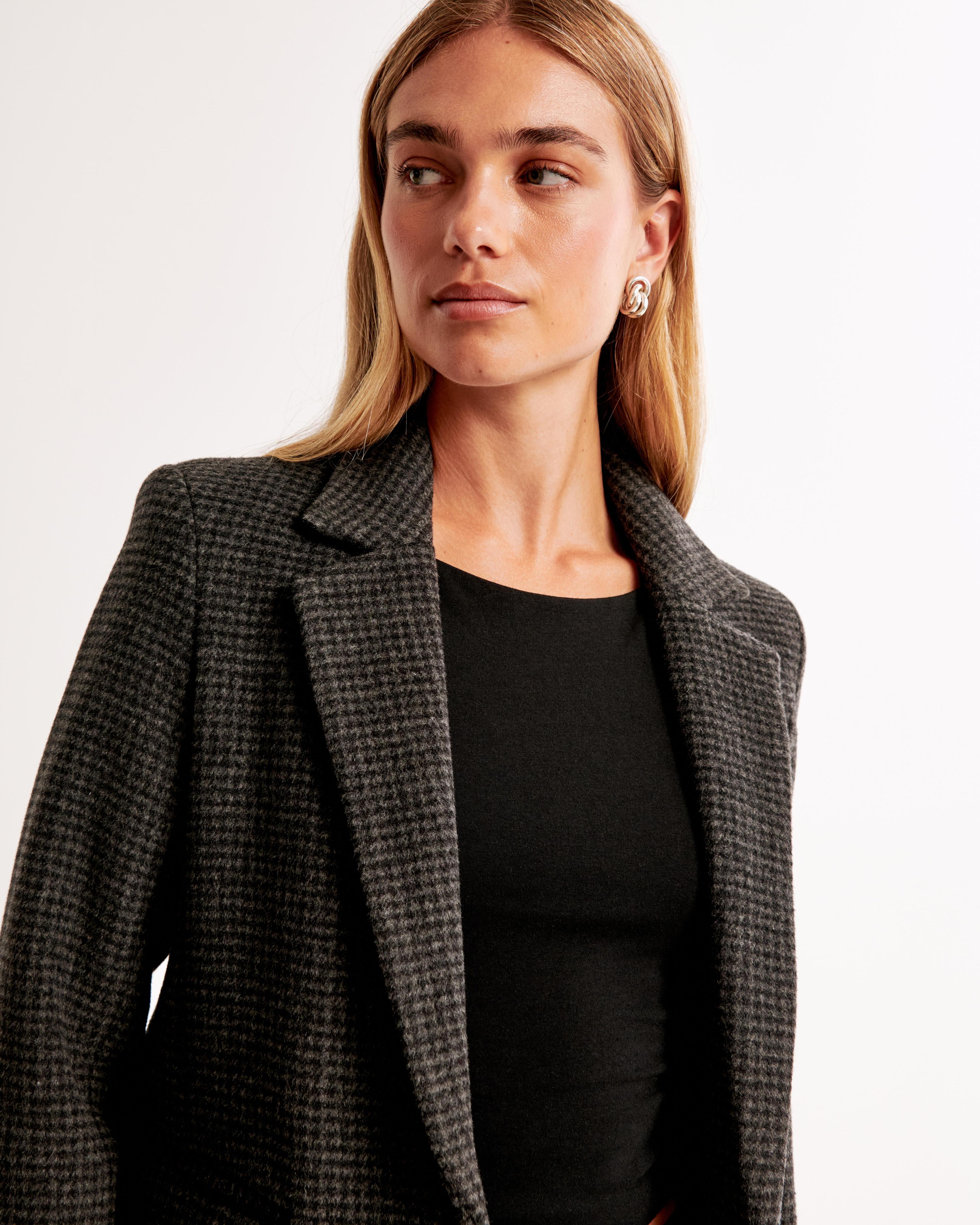 Wool-Blend Blazer Product Image