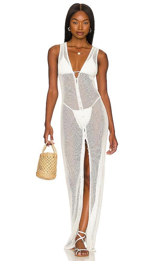 L*Space Adrift Crochet Maxi Dress Swim Cover-Up Product Image