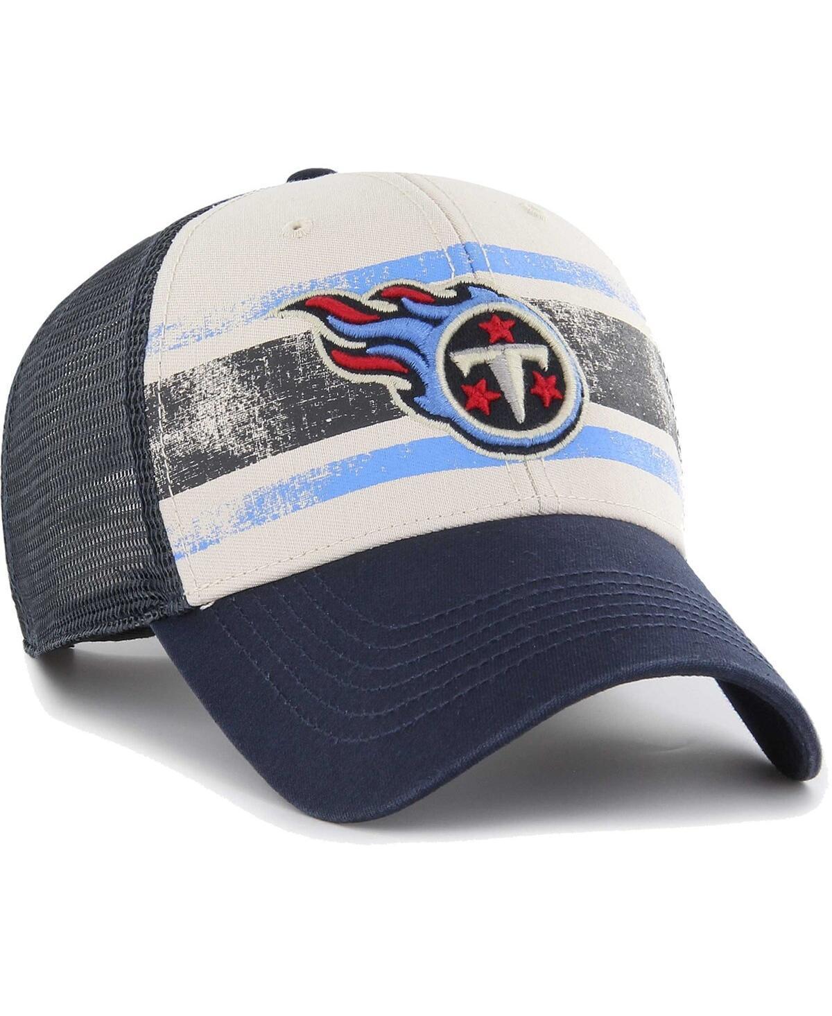 Mens 47 Cream Tennessee Titans Breakout MVP Trucker Adjustable Hat Product Image