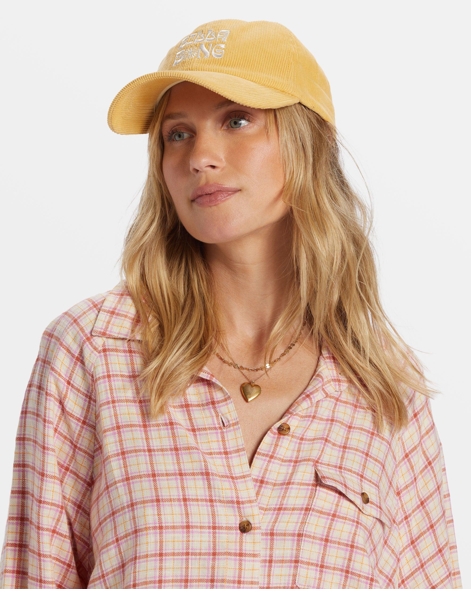 Dad Hat Strapback Hat - Pale Yellow Female Product Image