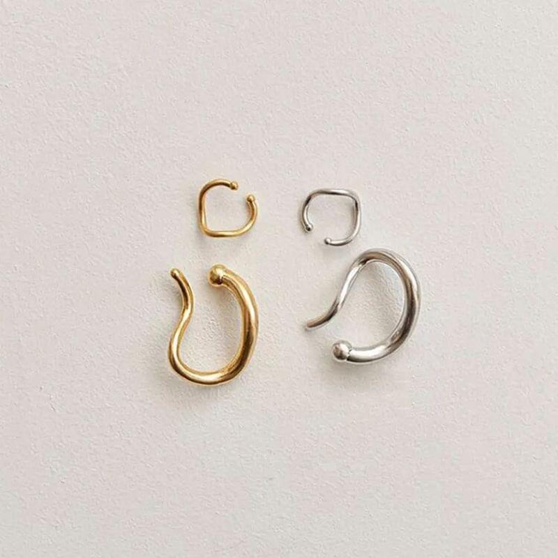 Set of 2: Twisted Alloy Ear Cuff (Various Designs) Product Image