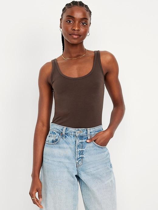 First-Layer Scoop-Neck Tank Top Product Image