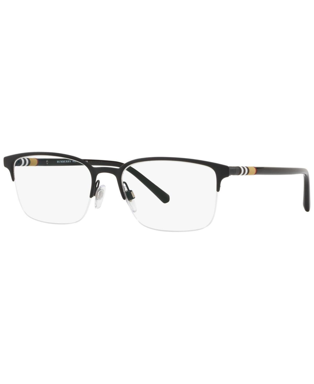 Burberry BE1323 Mens Rectangle Eyeglasses - Black Product Image