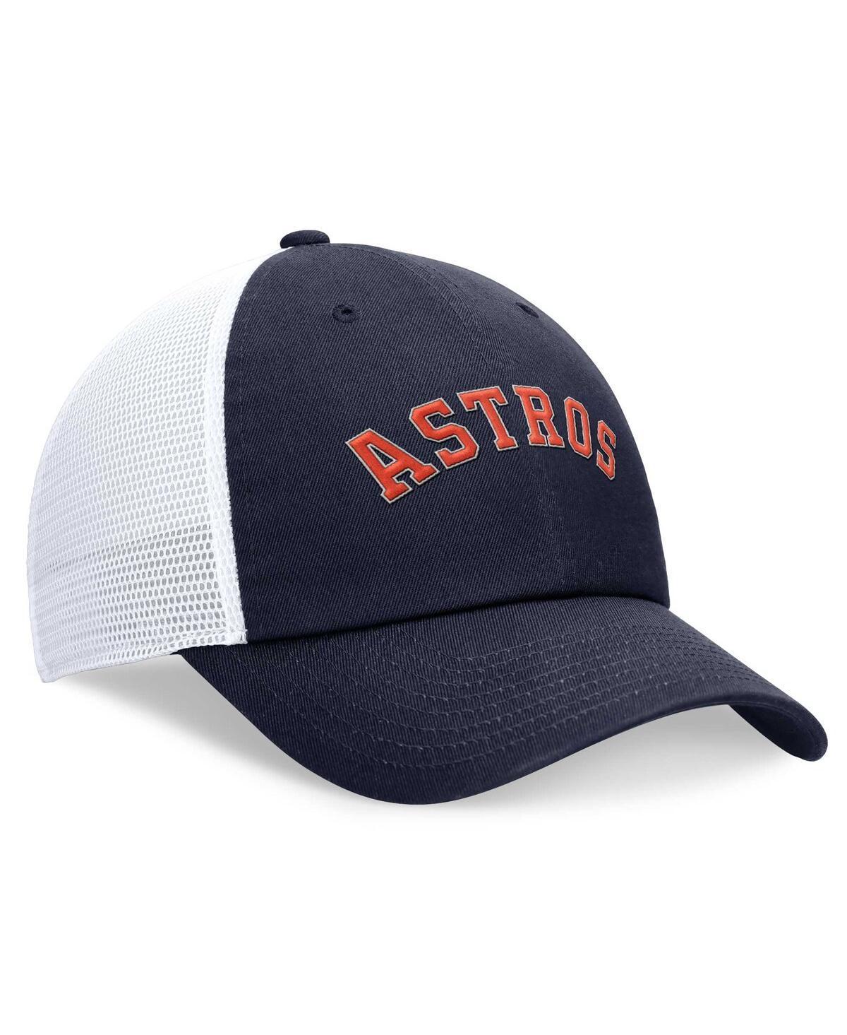 NIKE Men's  Navy Houston Astros Evergreen Wordmark Trucker Adjustable Hat Product Image