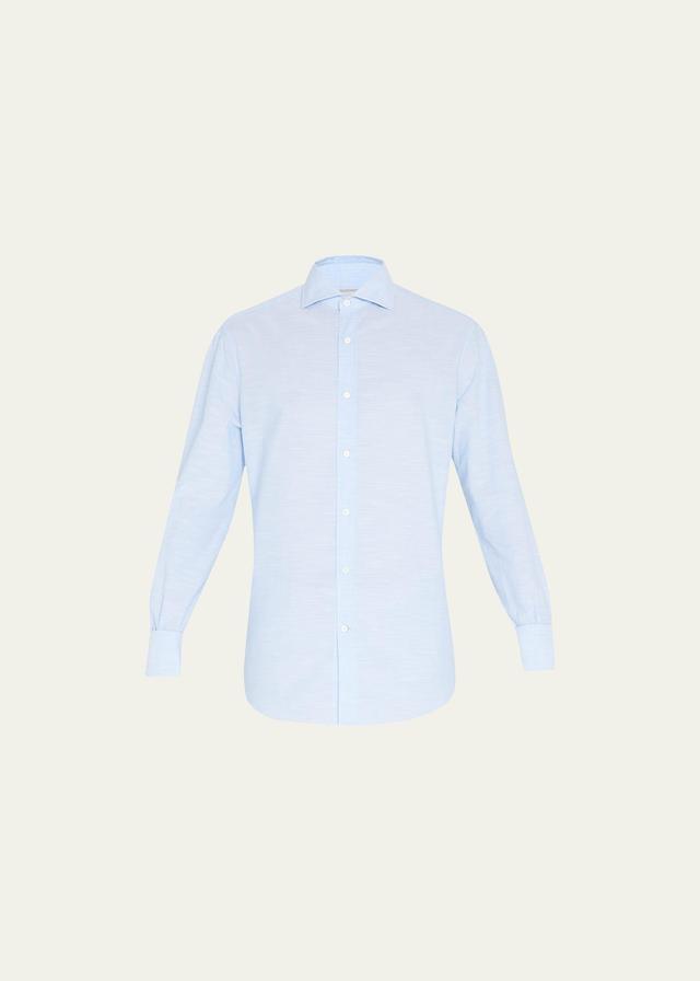 Mens Cotton Oxford Sport Shirt Product Image