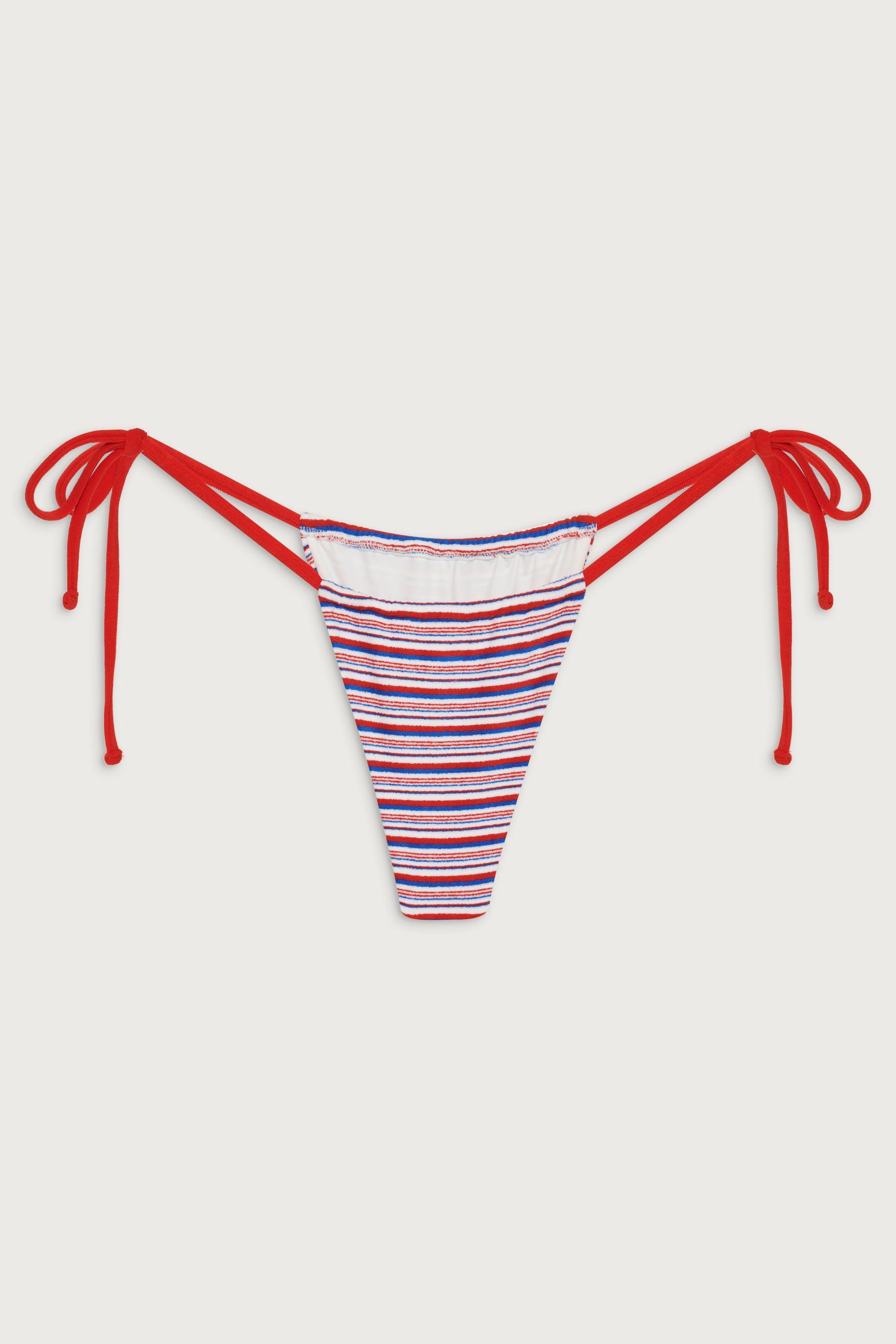 Tia Terry Skimpy Bikini Bottom - American Summer Product Image