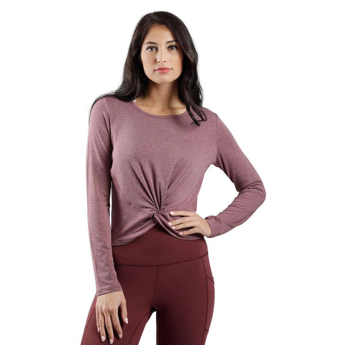 Yogalicious by Reflex Women's Front Twist Long Sleeve Top product image