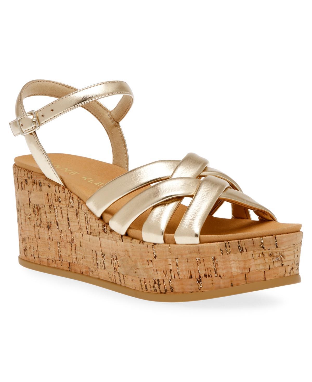 Anne Klein Womens Vinette Platform Wedge Sandals Product Image