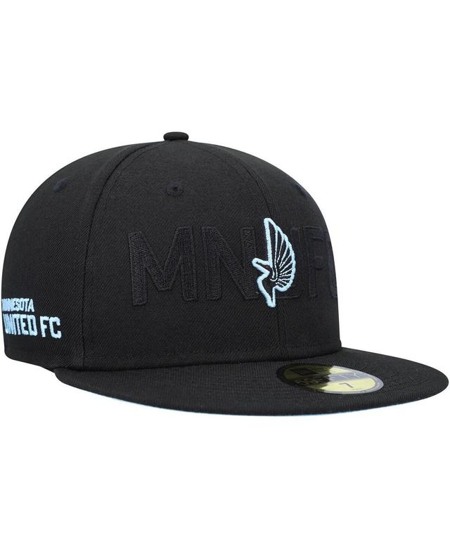 Mens New Era Black Minnesota United FC Kick Off 59FIFTY Fitted Hat Product Image