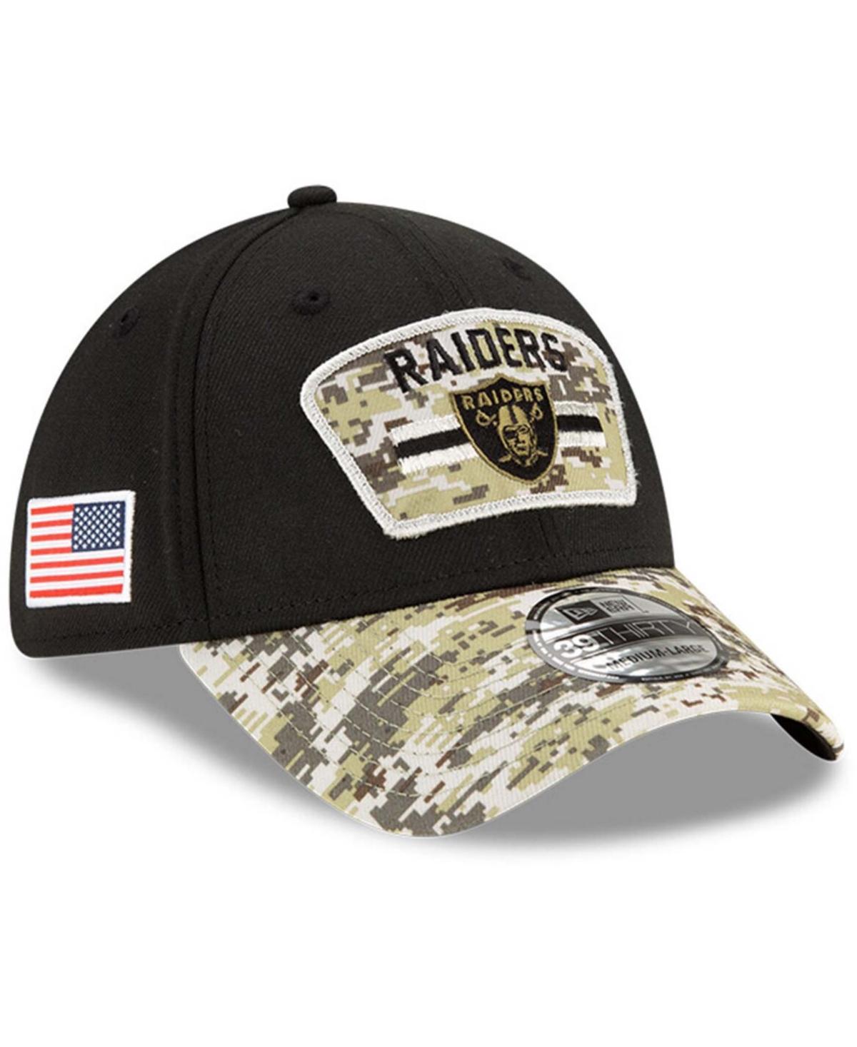 Mens New Era /Camo Las Vegas Raiders 2021 Salute To Service 39THIRTY Flex Hat Product Image