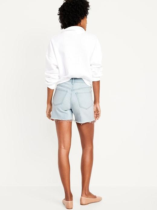 High-Waisted OG Jean Shorts -- 5-inch inseam Product Image