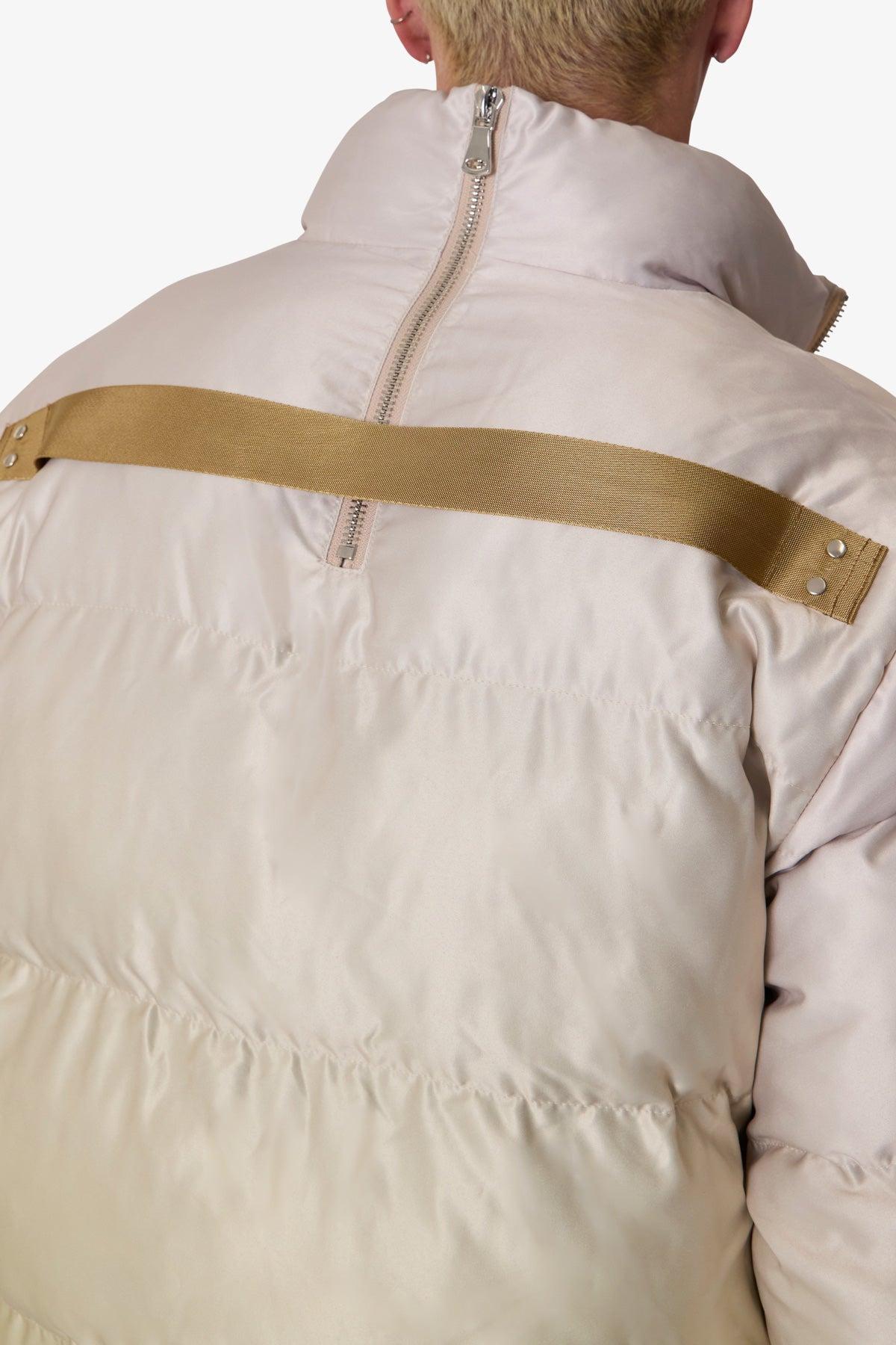 Ombre Puffer Jacket - Cream Product Image