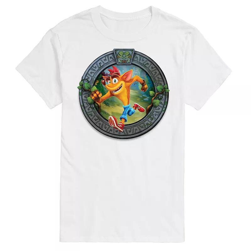 Big & Tall Crash Bandicoot Stone Frame Graphic Tee, Mens Product Image