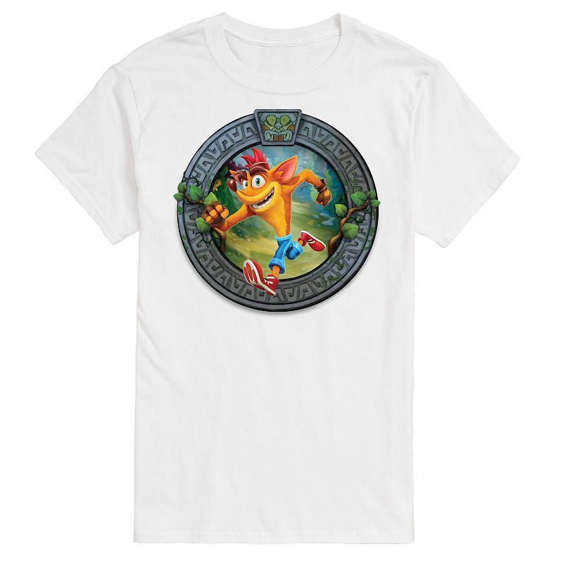 Big & Tall Crash Bandicoot Stone Frame Graphic Tee, Mens Product Image