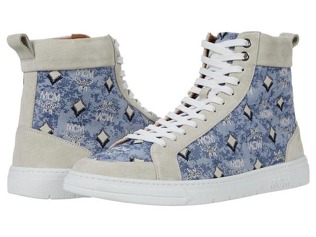 MCM Vintage Monogram Jacquard Sneakers Men's Shoes Product Image