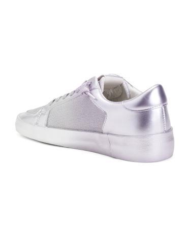 Dynamic Leather Star Sneakers for Women Product Image