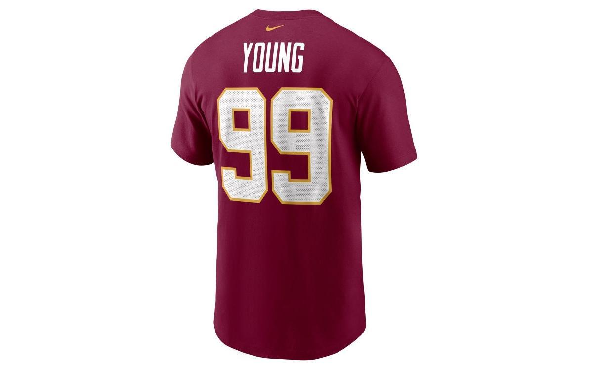 Nike Washington Football Team Mens Pride Name and Number Wordmark T-Shirt - Young Product Image