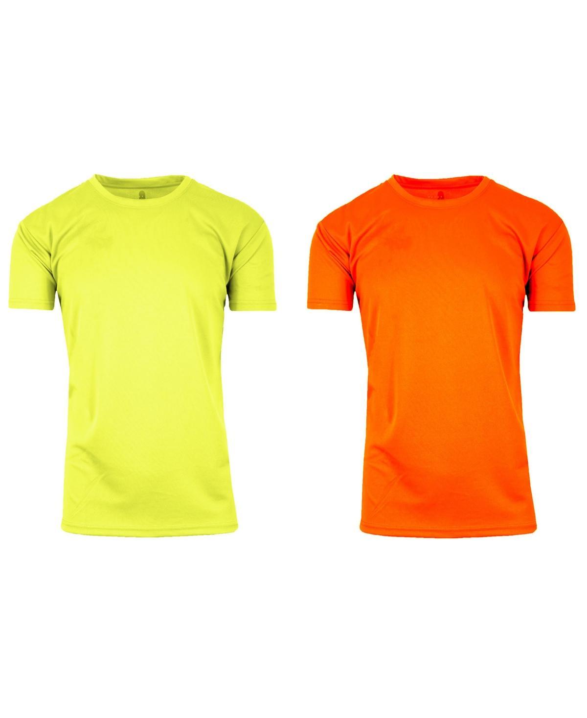 Galaxy By Harvic Mens Short Sleeve Moisture-Wicking Quick Dry Performance Crew Neck Tee -2 Pack Product Image