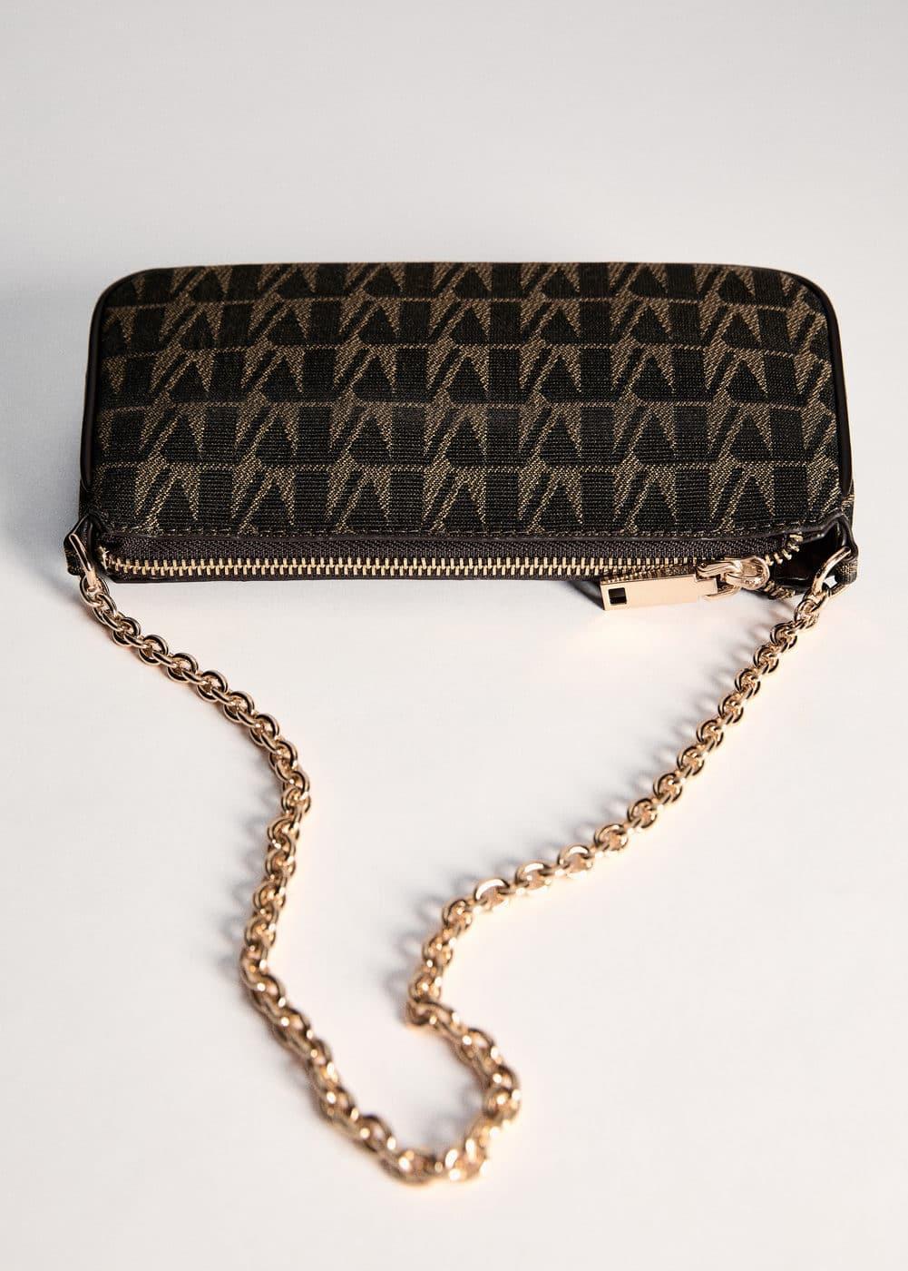 MANGO - Chain jacquard bag - One size - Women Product Image