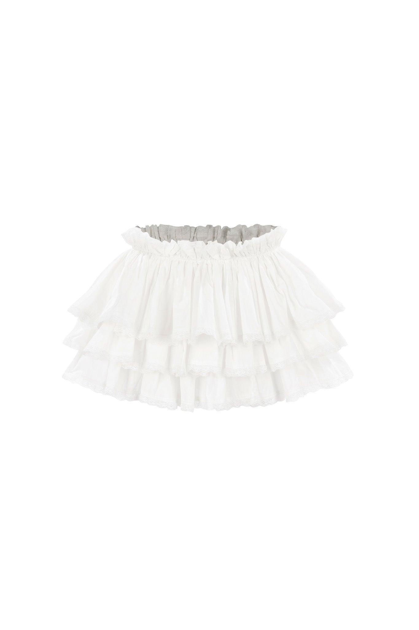 The Ivory Cotton Dauphine Knickers Product Image