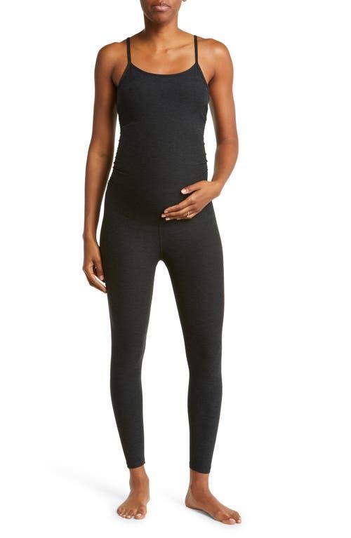 Beyond Yoga Spacedye Uplift Maternity Jumpsuit in Black Product Image