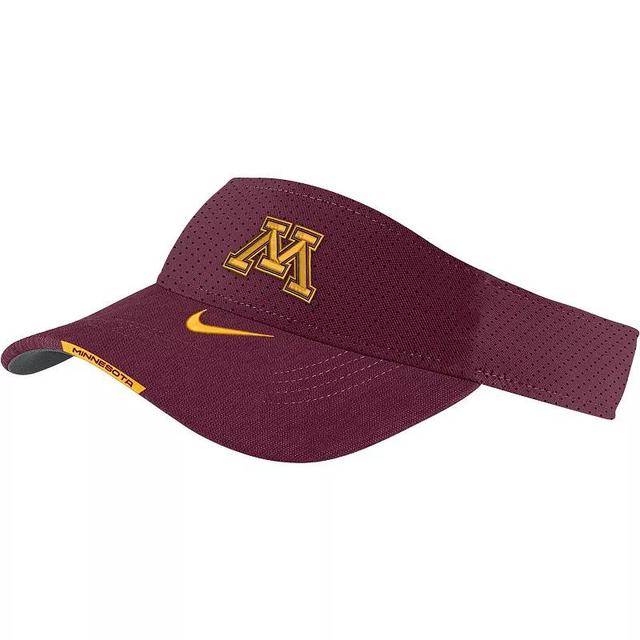 Mens Nike Maroon Minnesota Golden Gophers 2023 Sideline Performance Adjustable Visor Product Image