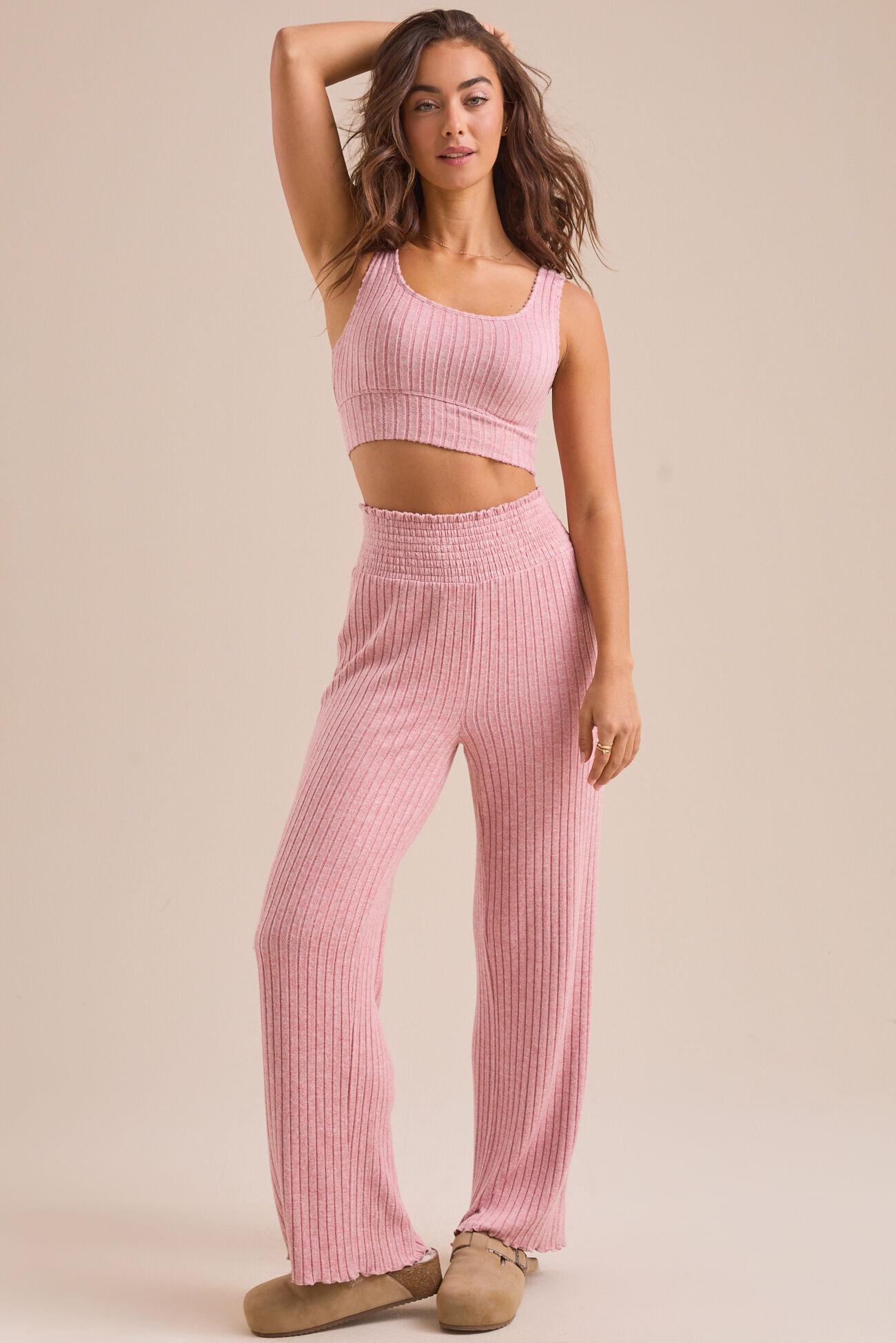 Nyla Ribbed Pants Product Image