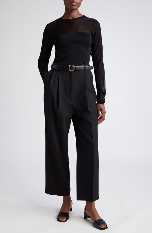 TOTEME Double Pleat Crop Trousers Product Image