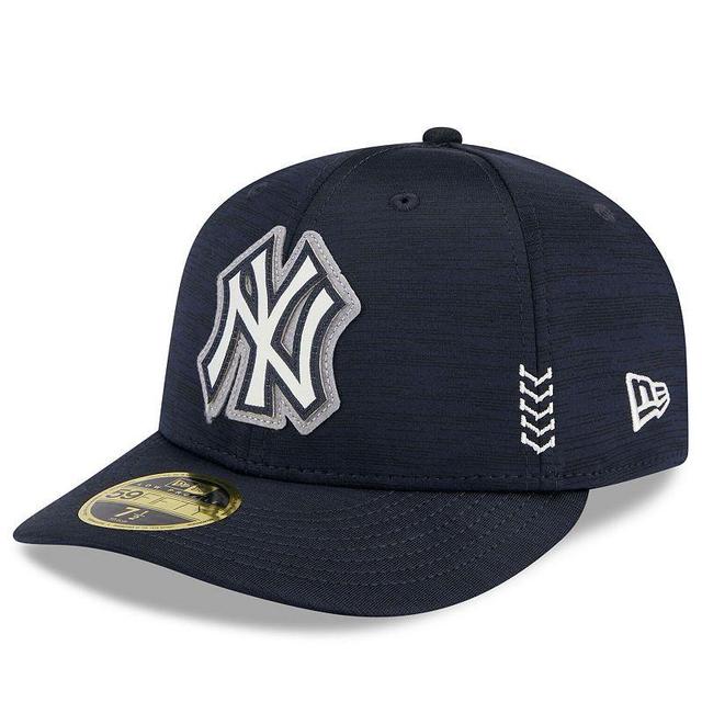 Mens New Era New York Yankees 2024 Clubhouse Low Profile 59FIFTY Fitted Hat Blue Product Image