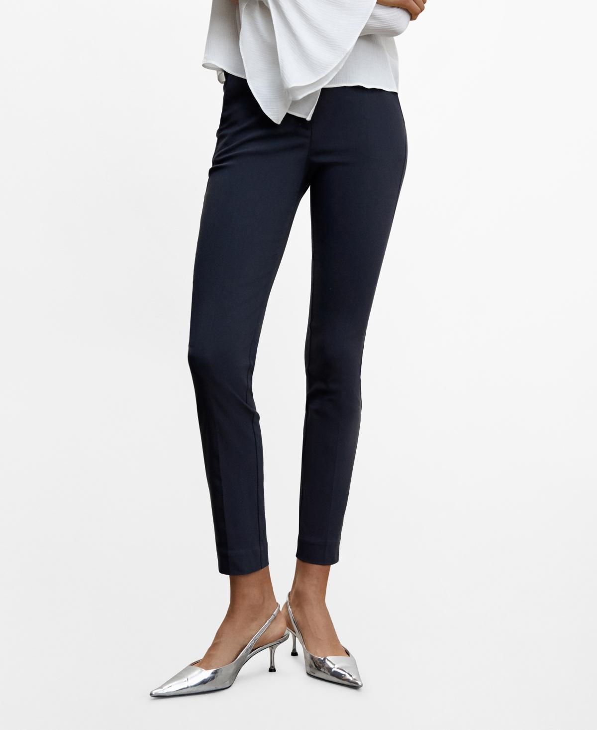 MANGO Stretch Crop Skinny Pants Product Image