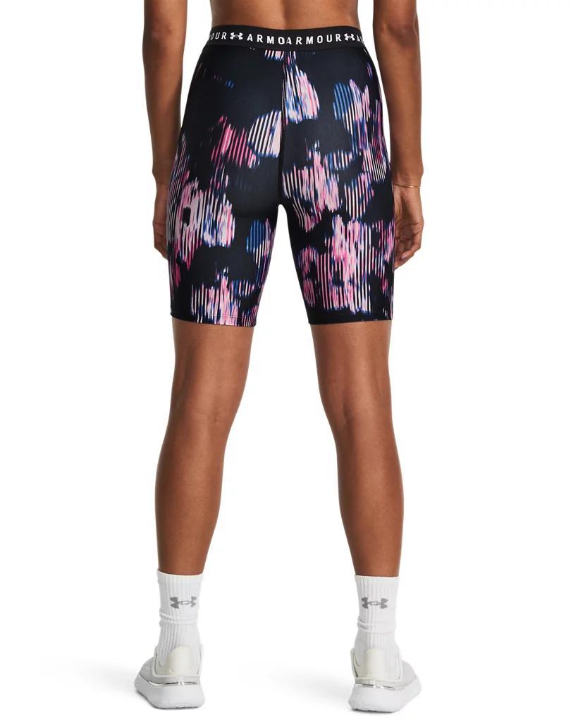 Women's HeatGear® Printed Bike Shorts Product Image