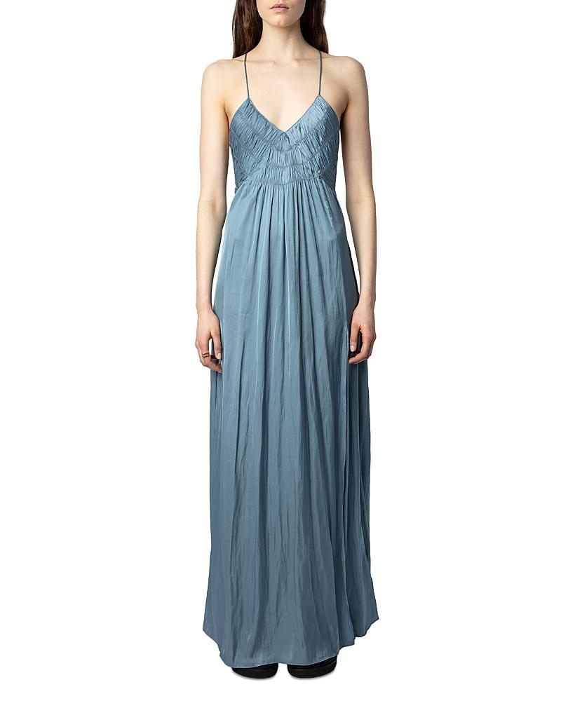 Zadig & Voltaire Rayonne Satin Maxi Dress Product Image